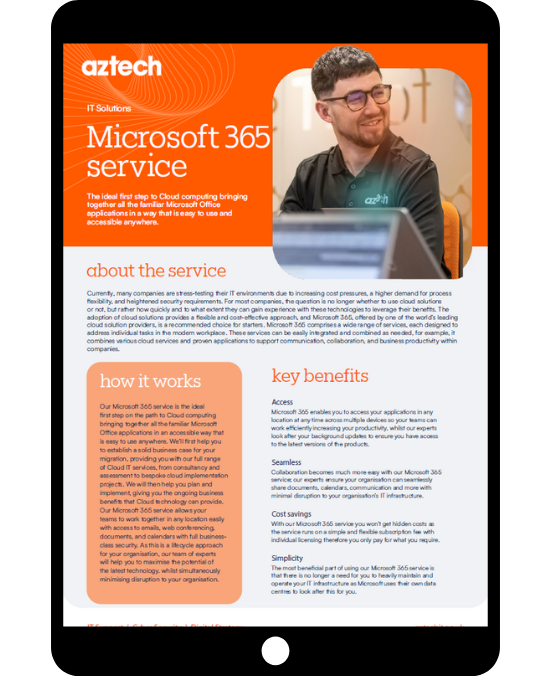 Microsoft 365 Service Datasheet